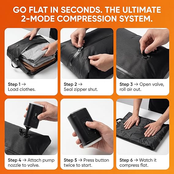 Veynoor™ Vacuum Storage Bags – Pack More, Carry Less