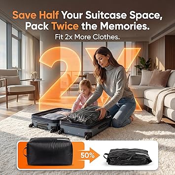 Veynoor™ Vacuum Storage Bags – Pack More, Carry Less