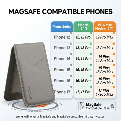 Veynoor Luxury Leather MagSafe Card Holder